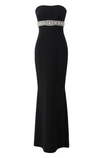 Платье с отделкой бисером и стразами Zuhair Murad
