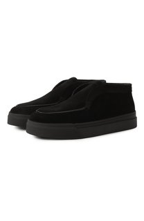 Замшевые кеды Santoni