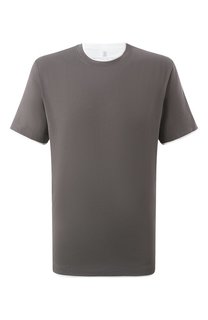 Хлопковая футболка Brunello Cucinelli