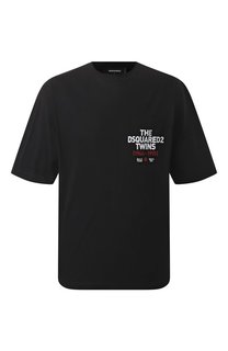 Хлопковая футболка Dsquared2
