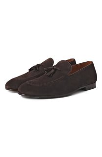 Замшевые лоферы Doucals