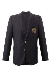 Пиджак из шерсти и шелка Dolce & Gabbana