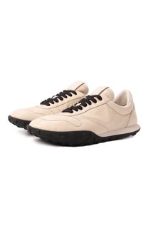 Кожаные кроссовки Moon Jil Sander