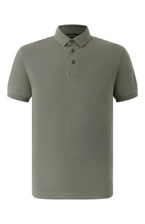 Хлопковое поло Emporio Armani