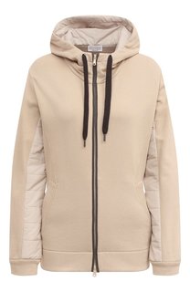 Комбинированная толстовка Brunello Cucinelli