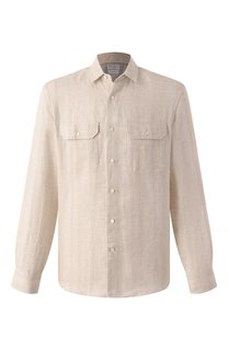 Льняная рубашка Brunello Cucinelli