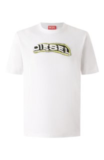 Хлопковая футболка Diesel