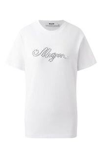 Хлопковая футболка MSGM