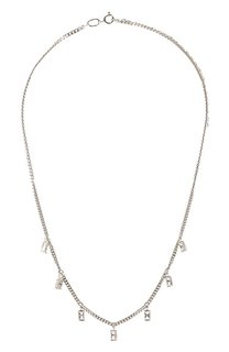 Цепочка с хрустальными искрами Secrets jewelry