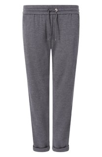 Брюки из хлопка и шелка Brunello Cucinelli