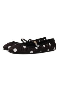 Текстильные балетки Odette Dolce & Gabbana