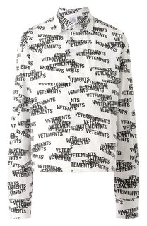 Хлопковая рубашка VETEMENTS