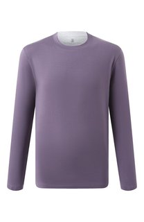 Хлопковый лонгслив Brunello Cucinelli