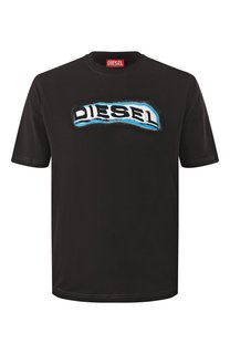 Хлопковая футболка Diesel