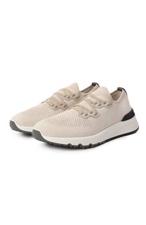 Текстильные кроссовки Brunello Cucinelli
