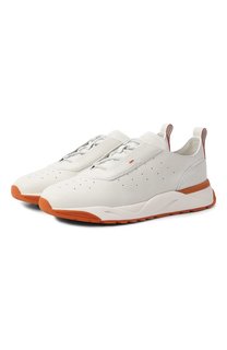 Кожаные кроссовки Santoni