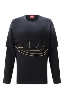 Хлопковый лонгслив Diesel