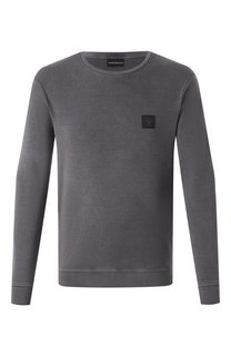 Хлопковый свитшот Emporio Armani