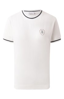 Хлопковая футболка Brunello Cucinelli
