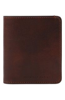 Кожаный футляр для кредитных карт Brunello Cucinelli