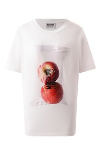 Хлопковая футболка M05CH1NO Jeans