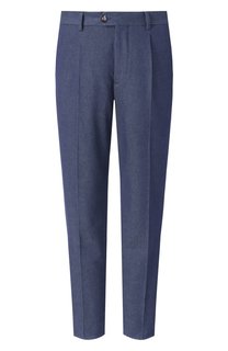 Брюки из хлопка и кашемира Brunello Cucinelli
