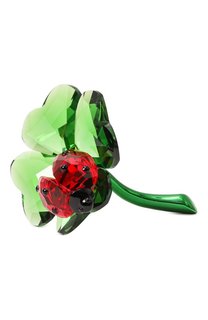 Фигурка Божья коровка и Клевер Swarovski
