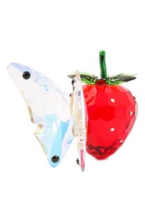 Фигурка Бабочка и Клубника Swarovski