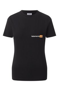 Хлопковая футболка VETEMENTS