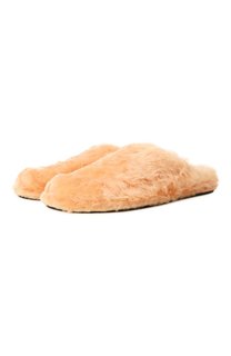 Сабо из овчины Jil Sander