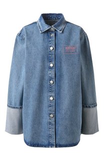 Джинсовая рубашка M05CH1NO Jeans