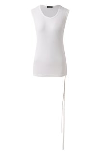 Топ из вискозы и хлопка Ann Demeulemeester