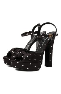 Текстильные босоножки Keira Dolce & Gabbana