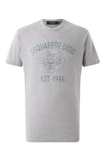 Футболка из хлопка и вискозы Dsquared2