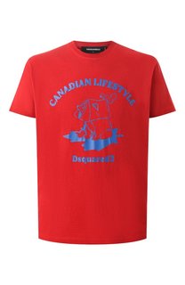 Хлопковая футболка Dsquared2