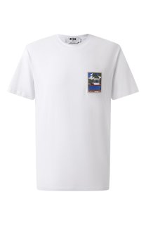 Хлопковая футболка MSGM
