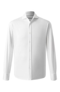 Хлопковая рубашка Brunello Cucinelli