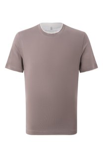 Хлопковая футболка Brunello Cucinelli