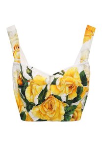 Хлопковый топ Dolce & Gabbana