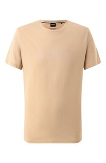 Хлопковая футболка BOSS
