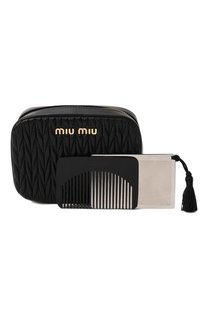 Комплект из косметички и расчески Miu Miu