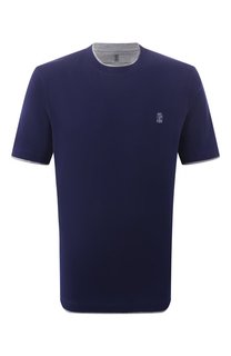 Хлопковая футболка Brunello Cucinelli