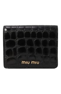 Кожаное портмоне Miu Miu