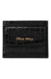 Кожаный футляр для кредитных карт Miu Miu