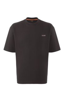Хлопковая футболка BOSS Orange