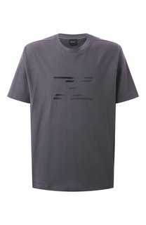 Хлопковая футболка BOSS Green