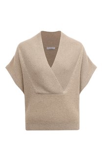 Жилет из кашемира и шерсти Brunello Cucinelli