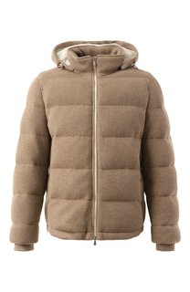 Кашемировый пуховик Brunello Cucinelli