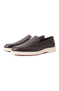 Кожаные лоферы Santoni