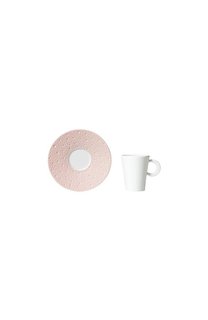 Чашка кофейная с блюдцем Ecume Rose Bernardaud